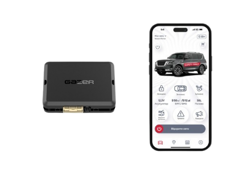 Автосигнализация Gazer S5 Jab (4G LTE + GPS + BT)